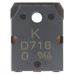 Биполярные транзисторы KEC 2SD718-O (TO-3P) Биполярный транзисторNPN 120В 8А hFE=80-160#2166642