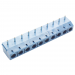 Винтовые клеммники KAIFENG KF301R-5.0-10P-1B (Синий) Винтовойклеммник на плату угловой 10 конт. шаг 5мм 250В 17,5А#2170934