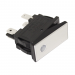 Клавишные переключатели LANBOO LBCX ПереключательLBCX2810.5-Y202/R220V/PC(L) серебряный с индикатором 220В ON-OFFDPST 250В 16А (красный) пластик#2171684