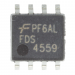 Полевые транзисторы FAIRCHILD FDS4559 (SO-8) Полевой транзисторN/P-MOSFET 60В 4,5A/3,5A#2167117