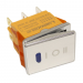 Клавишные переключатели LANBOO LBCX ПереключательLBCX2822/Y403/B220V/N65(L) серебряный с индикатором 220ВON-OFF-ON DPDT 250В 20А (синий) хромированный#2174130