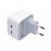 Сетевой адаптер питания DENMEN DC20 2USB-C PD 35W (белый)#2167021