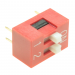 DIP-переключатели KAIFENG KF1001-02P-R0-FS (Красный) DIPпереключатель 2 поз. 24В 0,025А#2170481