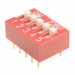 DIP-переключатели KAIFENG KF1001-05P-R0-GS (Красный) DIPпереключатель 5 поз. 24В 0,025А#2170642