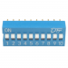 DIP-переключатели KAIFENG KF1001-10P-B0-GS (Синий) DIPпереключатель 10 поз. 24В 0,025А#2170637