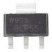 Биполярные транзисторы Nexperia BCP55 (SOT-223) Биполярныйтранзистор NPN 60В 1А#2170007