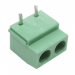 Винтовые клеммники CNLIFENG LF126R-5.0-02P (Зеленый) Винтовойклеммник на плату угловой 2 конт. шаг 5мм 300В 10А#2170357