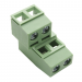 Винтовые клеммники KAIFENG KF127DG-5.08-02P-2G (Зеленый)Винтовой двухрядный клеммник на плату 2x2 конт. шаг 5,08мм 250В 15А#2170918