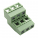 Винтовые клеммники KAIFENG KF127DG-5.08-03P-2G (Зеленый)Винтовой двухрядный клеммник на плату 3x2 конт. шаг 5,08мм 250В 15А#2170917