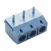 Винтовые клеммники KAIFENG KF301R-5.0-03P-1B (Синий) Винтовойклеммник на плату угловой 3 конт. шаг 5мм 250В 17,5А#2170939