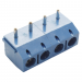 Винтовые клеммники KAIFENG KF301R-5.0-04P-1B (Синий) Винтовойклеммник на плату угловой 4 конт. шаг 5мм 250В 17,5А#2170938