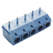 Винтовые клеммники KAIFENG KF301R-5.0-05P-1B (Синий) Винтовойклеммник на плату угловой 5 конт. шаг 5мм 250В 17,5А#2170937