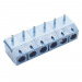 Винтовые клеммники KAIFENG KF301R-5.0-06P-1B (Синий) Винтовойклеммник на плату угловой 6 конт. шаг 5мм 250В 17,5А#2170936