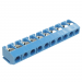 Винтовые клеммники KAIFENG KF301V-5.0-10P-1B (Синий) Винтовойклеммник на плату 10 конт. шаг 5мм 250В 17,5А#2170926