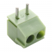 Винтовые клеммники KAIFENG KF350R-3.50-02P-1G (Зеленый) Винтовойклеммник на плату угловой 2 конт. шаг 3,5мм 130В 10А#2171007