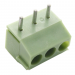 Винтовые клеммники KAIFENG KF350R-3.50-03P-1G (Зеленый) Винтовойклеммник на плату угловой 3 конт. шаг 3,5мм 130В 10А#2171004