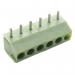 Винтовые клеммники KAIFENG KF350R-3.50-06P-1G (Зеленый) Винтовойклеммник на плату угловой 6 конт. шаг 3,5мм 130В 10А#2170992