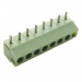Винтовые клеммники KAIFENG KF350R-3.50-08P-1G (Зеленый) Винтовойклеммник на плату угловой 8 конт. шаг 3,5мм 130В 10А#2170988