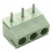 Винтовые клеммники KAIFENG KF396R-3.96-03P-1G (Зеленый) Винтовойклеммник на плату угловой 3 конт. шаг 3,96мм 130В 10А#2171379