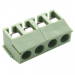 Винтовые клеммники KAIFENG KF396V-3.96-04P-1G (Зеленый) Винтовойклеммник на плату 4 конт. шаг 3,96мм 130В 10А#2171370