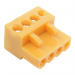 Разъемные клеммники CNLIFENG HT396K-3.96-04P (Оранжевый)Разъемный клеммник на кабель 4 конт. шаг 3,96мм 150В 8А#2169362