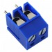 Винтовые клеммники KAIFENG KF300V-5.0-02P-1B (Синий) Винтовойклеммник на плату 2 конт. шаг 5мм 250В 24А#2170948