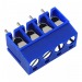 Винтовые клеммники KAIFENG KF300V-5.0-04P-1B (Синий) Винтовойклеммник на плату 4 конт. шаг 5мм 250В 24А#2170946