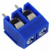 Винтовые клеммники KAIFENG KF302-5.0-02P-1B (Синий) Винтовойклеммник на плату 2 конт. шаг 5мм 250В 17,5А#2170924