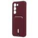 Чехол-накладка - SC304 с картхолдером для "Realme C83 5G/P4 Lite/Narzo 100 Lite" (bordo) (245102)#2166535
