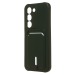 Чехол-накладка - SC304 с картхолдером для "Realme C83 5G/P4 Lite/Narzo 100 Lite" (dark green(245104)#2166532