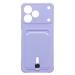 Чехол-накладка - SC304 с картхолдером для "Realme Note 80" (light violet) (245120)#2166485