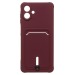 Чехол-накладка - SC304 с картхолдером для "Samsung Galaxy A07 5G" (bordo) (245067)#2166481
