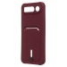 Чехол-накладка - SC304 с картхолдером для "Tecno Spark 50 5G" (bordo) (245048)#2166462