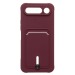 Чехол-накладка - SC304 с картхолдером для "Tecno Spark 50 5G" (bordo) (245048)#2166463