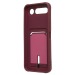 Чехол-накладка - SC304 с картхолдером для "Tecno Spark 50 5G" (bordo) (245048)#2166461