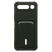 Чехол-накладка - SC304 с картхолдером для "Tecno Spark 50 5G" (dark green) (245050)#2166459