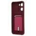 Чехол-накладка - SC304 с картхолдером для "Xiaomi Redmi 15A 5G" (bordo) (245085)#2166439