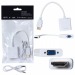 Адаптер HDMI to VGA + audio H180 (белый)#2165476