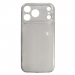 Чехол силиконовый iPhone 17 Pro Max прозрачный Clear Case белый#2166762