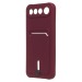 Чехол-накладка - SC304 с картхолдером для "Realme 16 5G" (bordo) (244280)#2168749