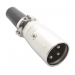 Разъемы аудио Rconnector RC-D1028M Штекер XLR 3конт. на кабель(Серебро)#2174345