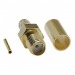Разъемы высокочастотные NONAME SMA-KC-3 Gold/Gold Гнездо SMAпод обжим кабеля RG58/RG142/RG223/SYV50-3#2175295