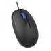 Мышь Perfeo оптическая, "OVAL", бесшумная, 3 кн, кабель 1,8м, DPI 1000, USB, чёрн.#2169968