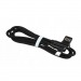Кабель USB - micro USB 1м (ткань), черный TG#2169729