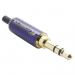 Разъемы аудио Rconnector RC-P1003/BL Штекер аудио 3,5мм стерео3конт. на кабель (Синий)#2174323