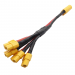 Разъемы питания DC AMASS Разветвитель штекер XT60-M на 4 гнездаXT60-F (14AWG 10см)#2176260