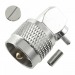Разъемы высокочастотные NONAME UHF-JWC-1.5 Штекер UHF угловойпод обжим RG174/RG179/RG188/RG316/RD315/LMR100#2175592