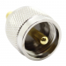 Разъемы высокочастотные Ruichi SMA/UHF-KJ Gold/Silver Переходникгнездо SMA на штекер UHF#2175742