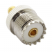 Разъемы высокочастотные Ruichi SMA/UHF-KK Gold/Silver Переходникгнездо SMA на гнездо UHF#2175741