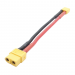 Разъемы питания DC AMASS Переходник гнездо XT60-F на штекерXT30-M (14AWG 10см)#2176229